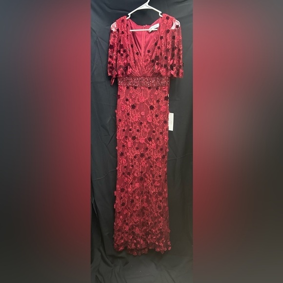 Mac Duggal 67712 NWT EMBELLISHED FLORAL GOWN - Picture 5 of 11